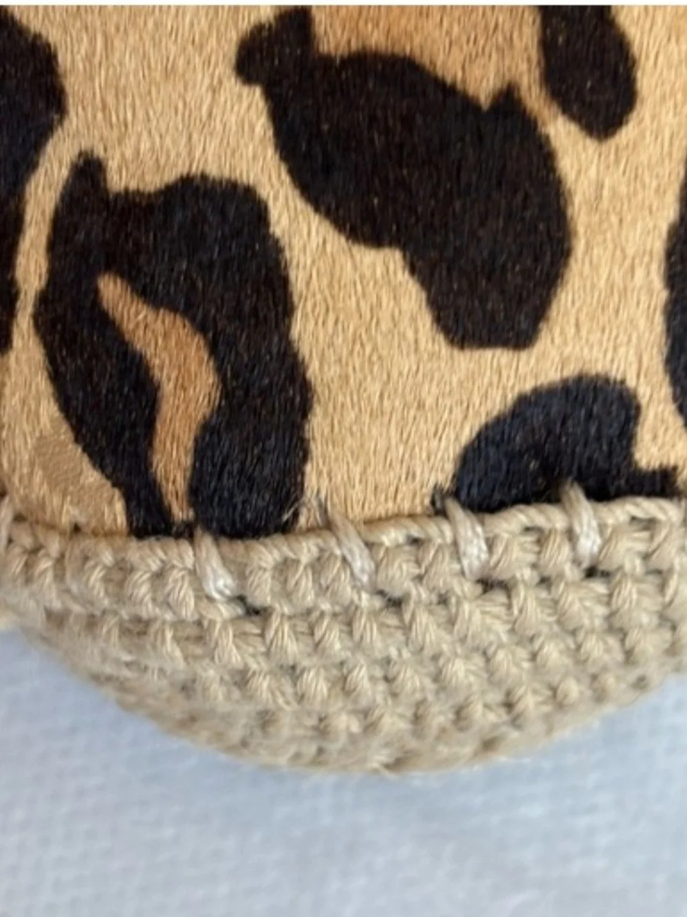 EUC Sam Edelman Leopard-Print Espadrilles